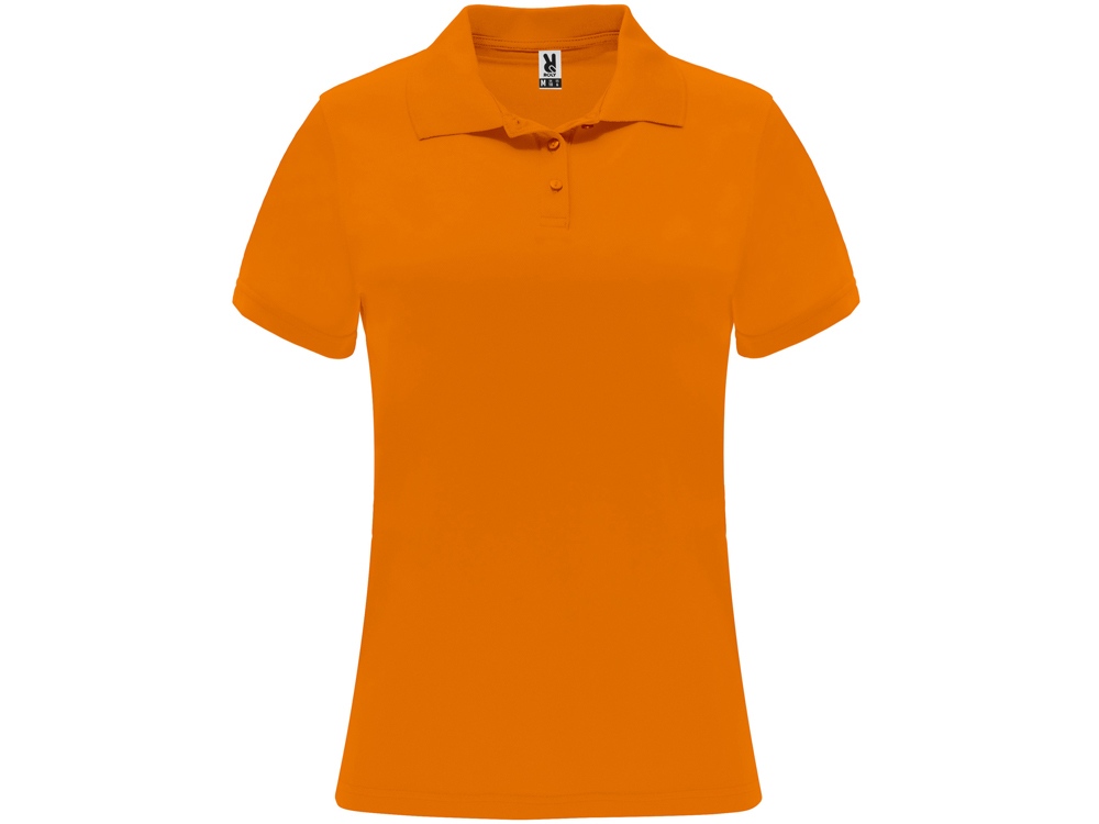 рубашка поло женская monzha, неоновый оранжевый