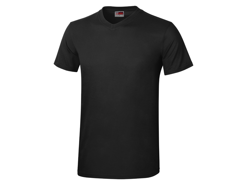 футболка heavy super club мужская с v-образным вырезом, черный