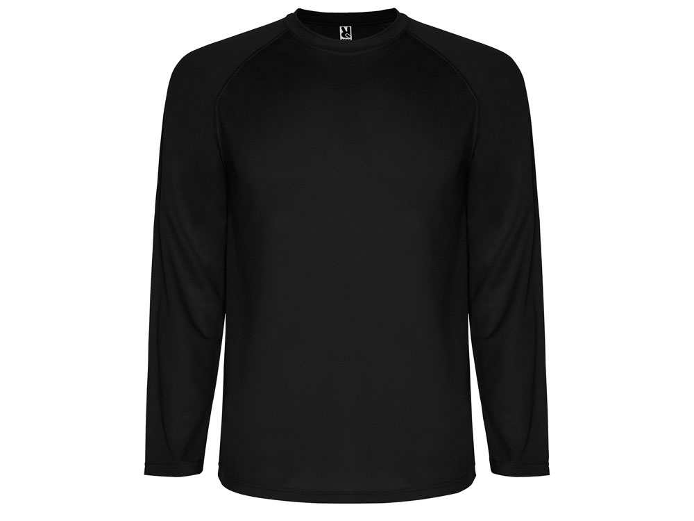 футболка montecarlo  мужская с длинным рукавом, черный
